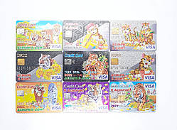 Магніт рік Тигра у формі картки