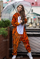 Пижама Кигуруми Kigurumi Огненный тигр детский на рост 120,130,140 / взрослый S,M,L,XL