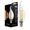 Світлодіодна лампа Feron LB-159 6W E14 Filament CF37 свічка на вітрі 600Lm 2700K / 4000K, фото 2