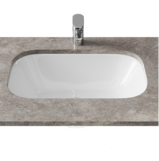 Встраиваемый умывальник 560х400 Германия Duravit D-Code 0338560000 - фото 1 - id-p511800854