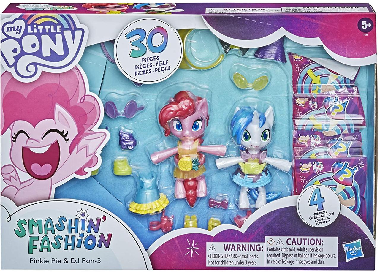 Литл Пони Пинки Пай и Диджей с одеждой + 30 деталей, My Little Pony, Hasbro