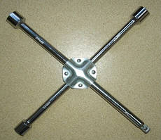 Ключ-хрест посилений, з центр. пластиною, 17X19X21X1/2 мм.