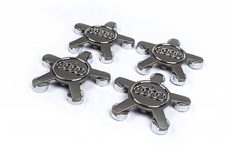 Audi Заглушки у диски зірка (4 шт, ABS)