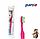 Дитяча зубна щітка paro baby brush (від 0-4 років) рожева, фото 4