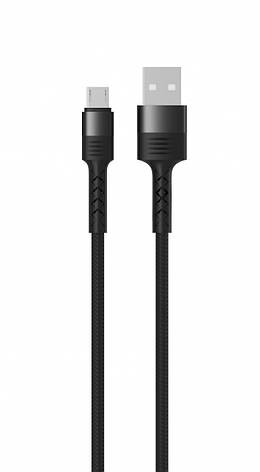 Кабель для зарядки телефона/ смартфона Havit HV-CB6132 USB - Micro USB Black 3 А 1.2 м Чорний, фото 1