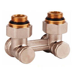 KP  Кран для сталевих радіаторів кутовий буксовый 3/4х1/2 (KR 1132)