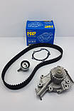 Комплект ГРМ Матіз 0.8 ( ролик + ремінь + помпа ) NEWAUTO Корея, фото 4