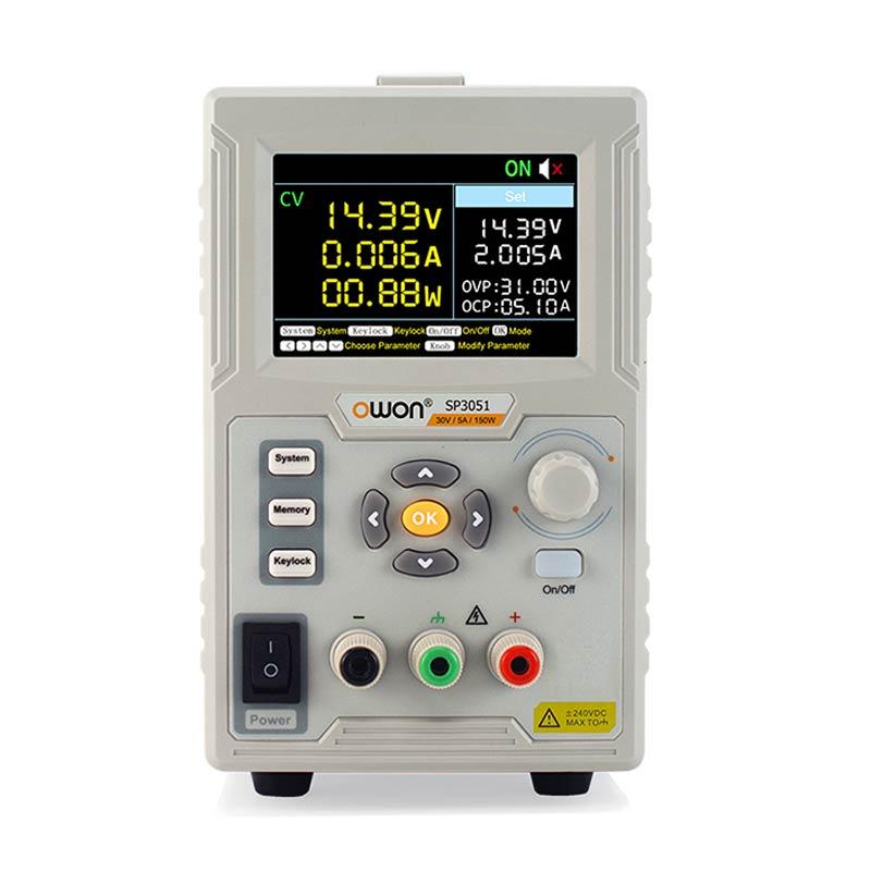 SP3051 блок живлення OWON, регульований, 1 канал: 0-30 В, 0-5 А