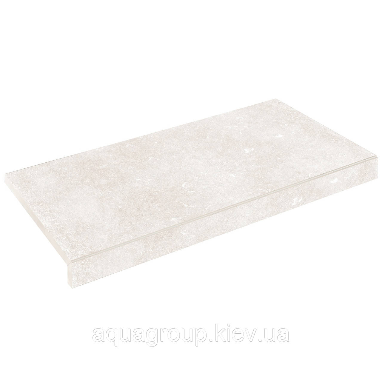 Aquaviva Бортова Г-подібна плитка Aquaviva Granito Light Gray, 595x345x50 (20) мм
