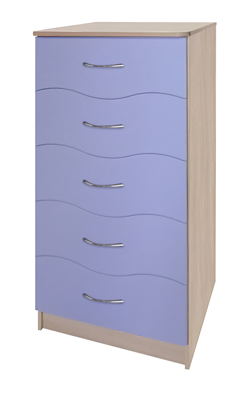 Комод Спартак Хвиля (плюс), Дуб молочний/Лаванда (10846), фото 1