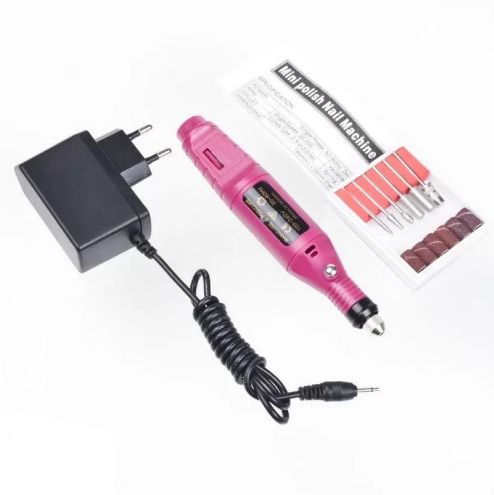 Фрезер для манікюру MPS-08 13000 об/хв. рожевий, фото 1