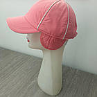 Бейсболка кольору ніжний корал на флісі 30032890, фото 4