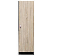 Прихожая Делла Light Шкаф 0,5м, 1-дверный МАКСИ-МЕбель Венге мегия/Дуб сонома (11216)