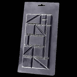 Форма пластикова (молд) для шоколаду "Шоколадна Геометрія"