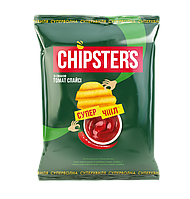 Чипсы картофельные волнистые со вкусом томата спайси 110 г ТМ "CHIPSTER'S"