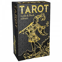 Карты Золотое на Черном издание Таро Райдера Уэйта Tarot Gold and Black Edition (Lo Scarabeo)