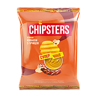 Чипсы картофельные волнистые со вкусом колбаски с горчицей 110 г ТМ "CHIPSTER'S"
