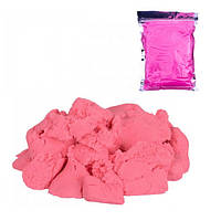 Кинетический песок в вакуумном пакете, розового цвета, 500 грамм