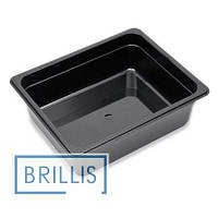 Гастроємність Brillis GN 1/2-100 чорний полікарбонат