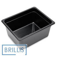 Гастроємність Brillis GN 1/2-150 чорний полікарбонат