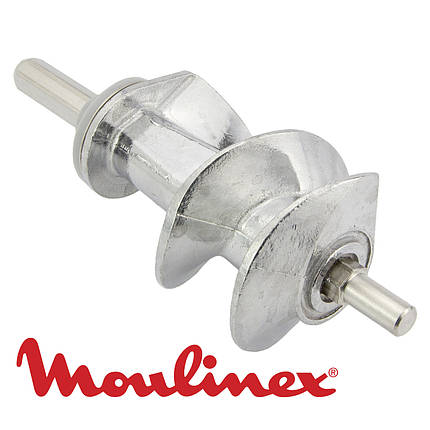 Шнек для м'ясорубки Moulinex SS-989843 з кільцем ущільнювача, фото 1
