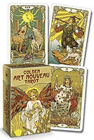 Карты Золотое Таро Арт-Нуво мини Golden Art Nouveau Tarot Mini (Lo Scarabeo)