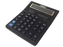 Напівіженерний калькулятор великий на сонячній батареї та від батарейок