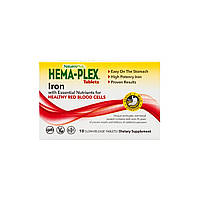 Комплекс Для Підтримки Оптимального Здоров'я Крові, Natures Plus, Hema-Plex, 10 Вегетаріанських Таблеток Довготривалого