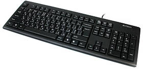 Клавіатура PS\2, X-slim w/Ukr Comfort Key, A4Tech KR-83 PS/2 (Black) - MegaLavka