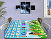 Дитяча наклейка на стіл з абеткою, 60 х 100 см, фото 8