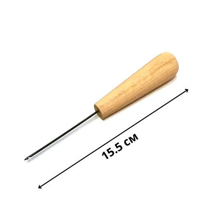 Шило з гачком та дерев'яною ручкою, фото 2