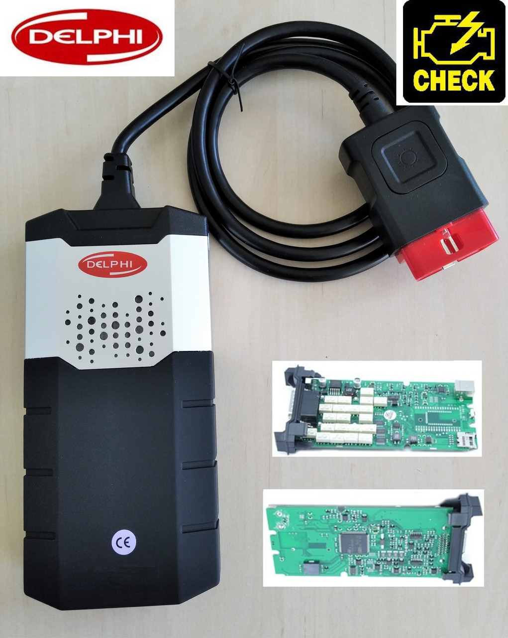 Автосканер Delphi DS150 USB, V 1.0, OBD2, одноплатний, чіпи ARM-FTDI