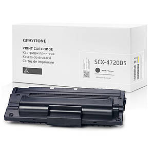 Сумісний Картридж SAMSUNG SCX-4720D5 Black, SCX-4720D5/ELS, 5.000 стор., аналог від Gravitone