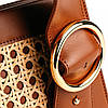 Стильна сумка з пряжкою, коричнева, AL-3777-76, фото 5
