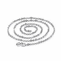 Женская серебренная серебрянная цепочка ланцюг 925 проба серебро намисто декольте