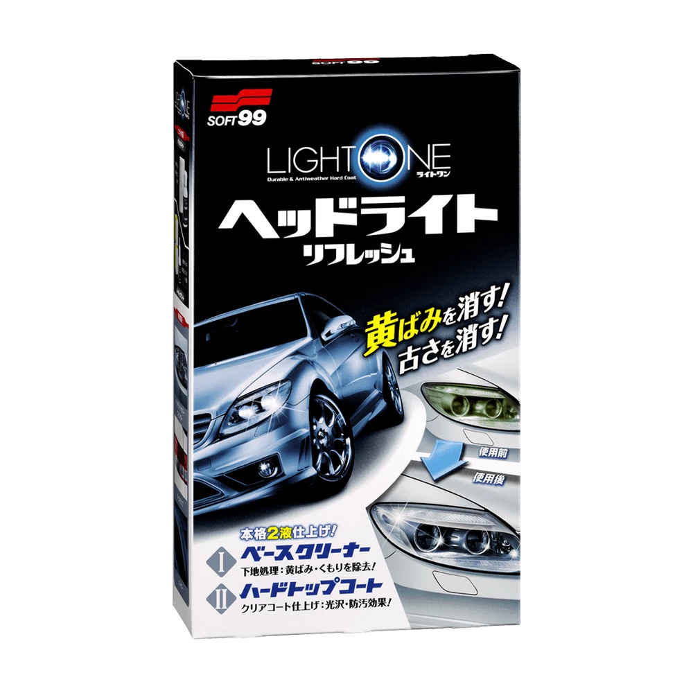 Очисник та захист пластикових фар SOFT99 Light One