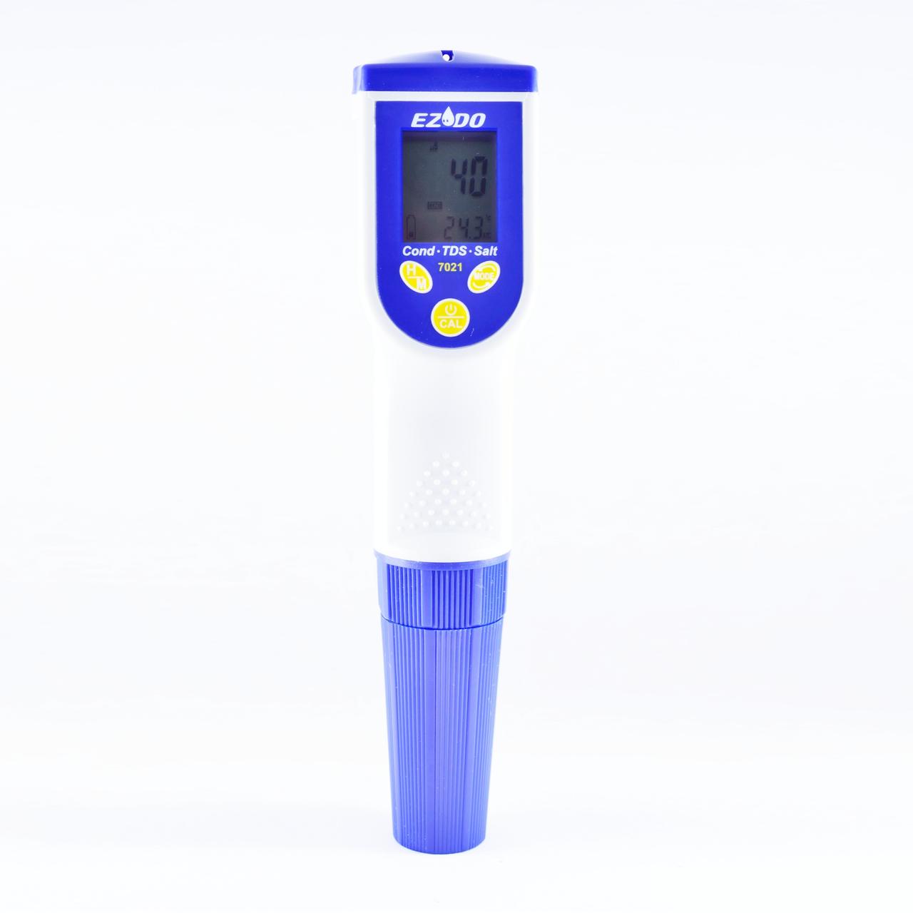 Кондуктометр/TDS-метр/солемір/термометр водозахищений з АКТ EZODO 7021