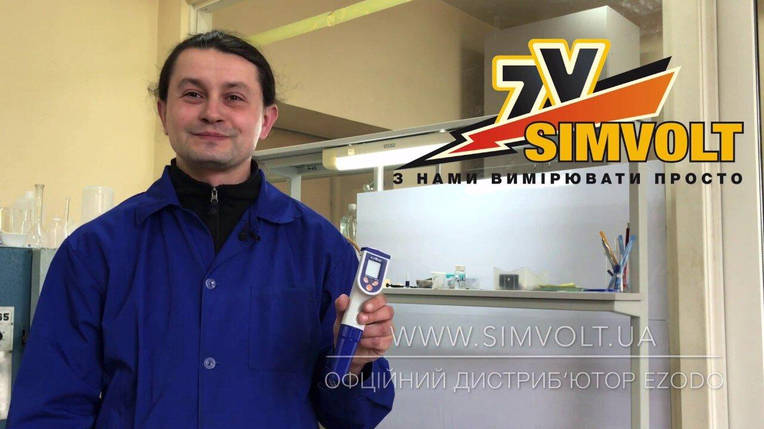 РН/ОВП-метр/термометр водозахищений з АКТ EZODO 7011 з електродом 7000EO, фото 2