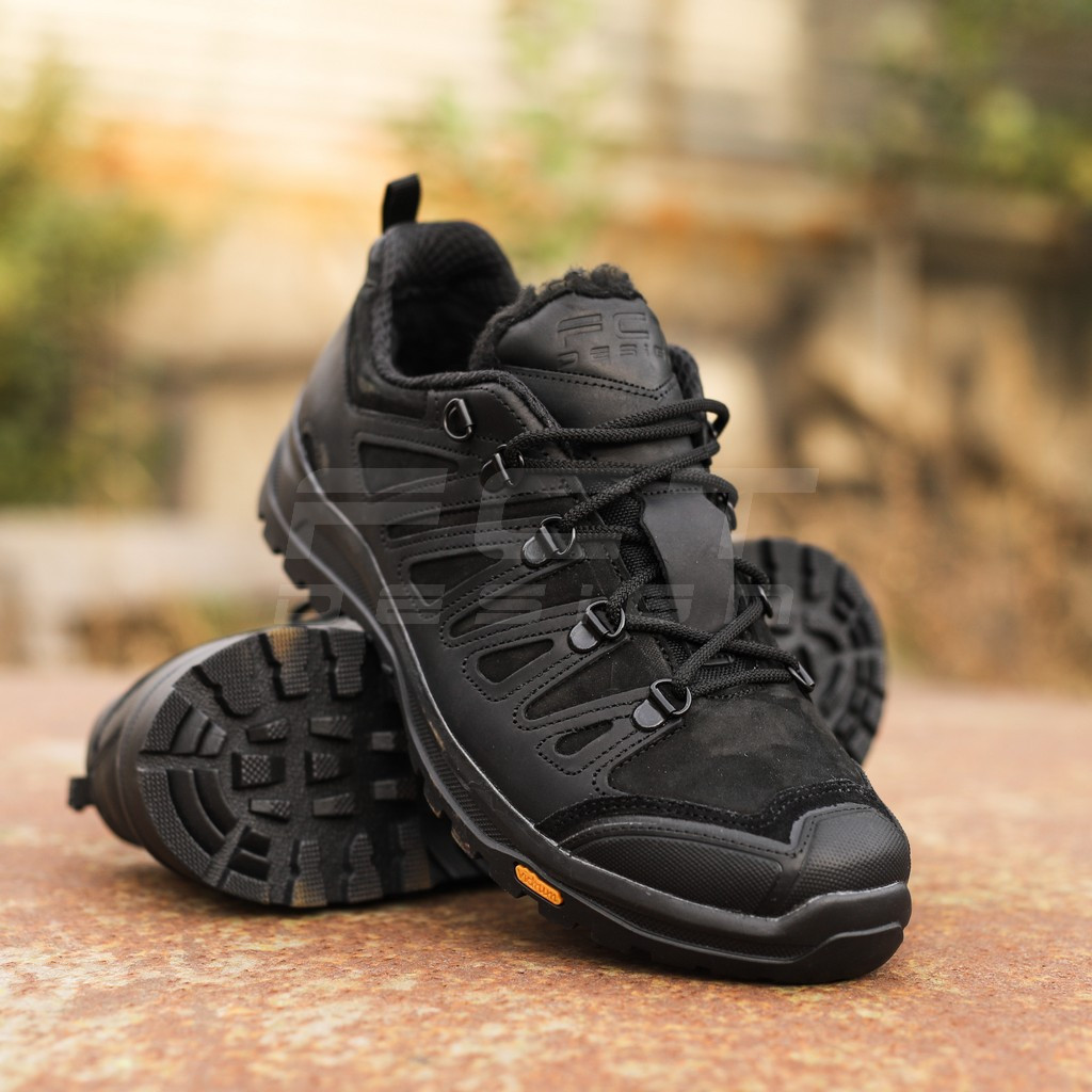 Кросівки зимові Вікінг набивний хутро чорні, фото 1