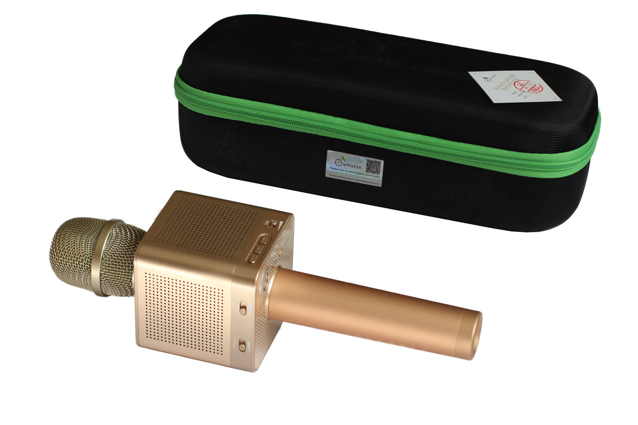 Караоке микрофон MicGeek Q10s+ Оригинал Золотой, цена 2600 грн — Prom