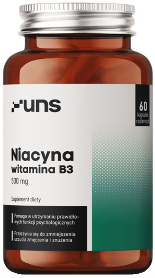 Вітаміни UNS - Niacyna witamina B3 (60 капсул)