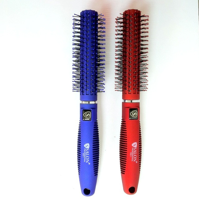 Щітка-брашинг для волосся кругла Salon Professional 9511 Синя