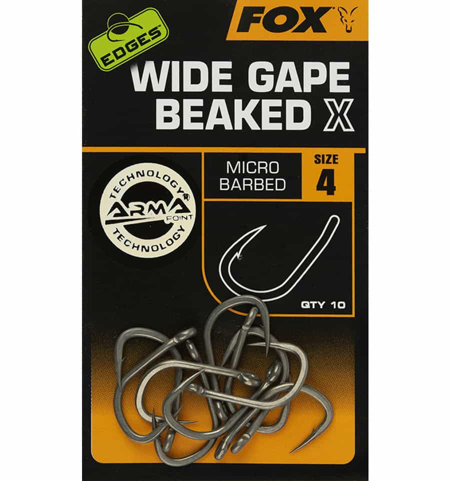 Коропові гачки FOX Edges Armapoint Wide gape beaked X No 4