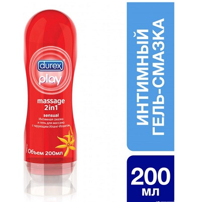 Гель-змазка інтимна Durex Play Massage 2 in 1 Sensual 200 мл