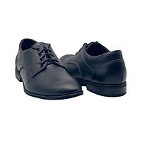 Туфлі класичні чоловічі шкіряні чорного кольору на шнурках “Style Shoes”, фото 3