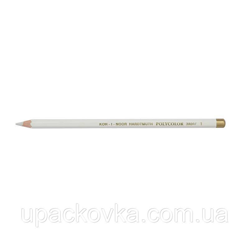 Художній кольоровий олівець титан білий POLYCOLOR KOH-I-NOOR