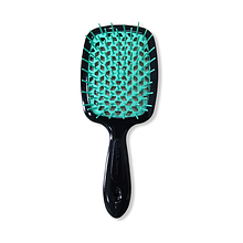 Щітка-Браш Janeke superbrush the original чорний/м'ятний