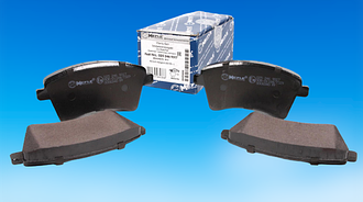 Комплект передніх гальмівних колодок на Renault Kangoo 08-/MEYLE 025 246 9317