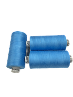 Нитки швейні №120 100%PE (1000м) Gutermann, колір 43190, блакитний