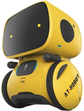 Робот інтеракт. "AT-Robot" з голосовим керуван.,жовтий №AT001-03-UKR/КіддіСвіт/